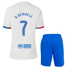 Camisolas FC Barcelona O. Dembele 7 Criança 2º Equipamento Alternativa 2023-24 Manga Curta